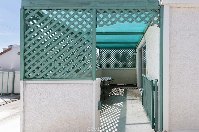 view of patio