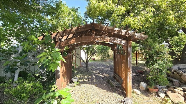 view of gate