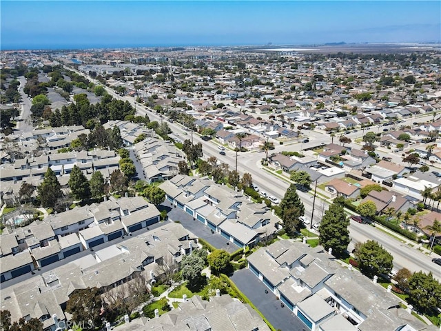 aerial view of property's location with nearby suburban area
