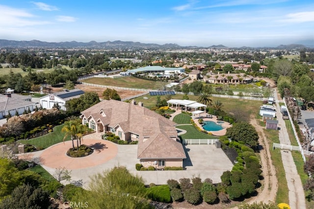 25032 Trilogy Trail Ln, Murrieta, CA 92562 - drone / aerial view featuring a mountain view