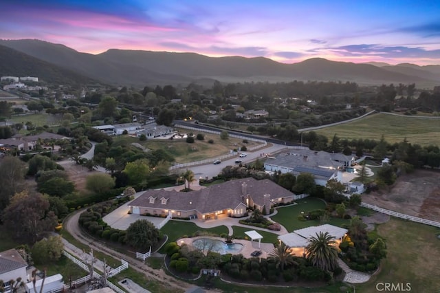 25032 Trilogy Trail Ln, Murrieta, CA 92562 - birds eye view of property with a mountain view