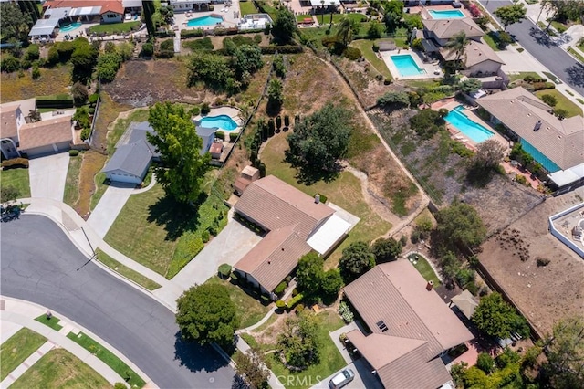 5655 Via Mensabe, Riverside, CA 92506 - view of property location with a pool area and nearby suburban area