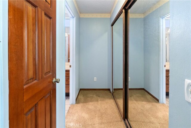 5655 Via Mensabe, Riverside, CA 92506 - hallway with light colored carpet