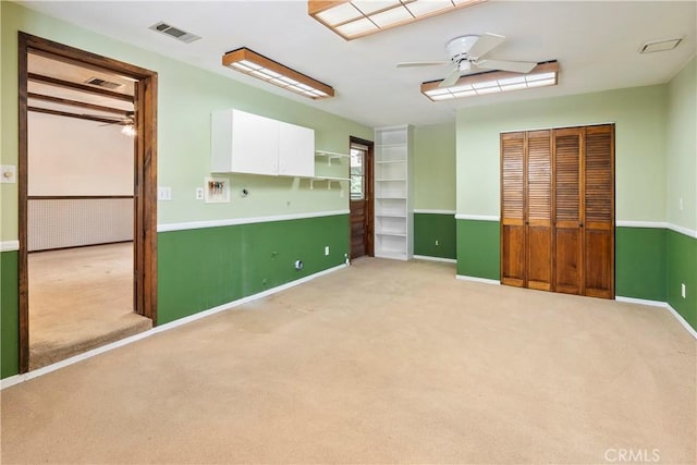 5655 Via Mensabe, Riverside, CA 92506 - spare room featuring ceiling fan, light colored carpet, and baseboards