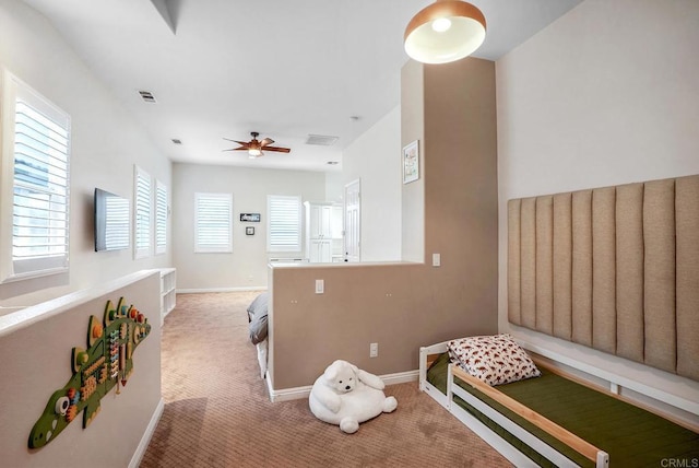 1693 Thompson Ave, Chula Vista, CA 91913 - hallway with carpet floors and baseboards