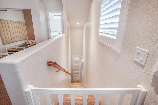 1693 Thompson Ave, Chula Vista, CA 91913 - stairs featuring a textured wall