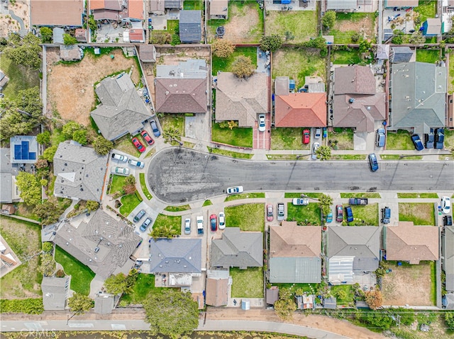 aerial view featuring a residential view