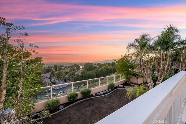 43 La Sordina, Rancho Santa Margarita, CA 92688 - view of balcony at dusk
