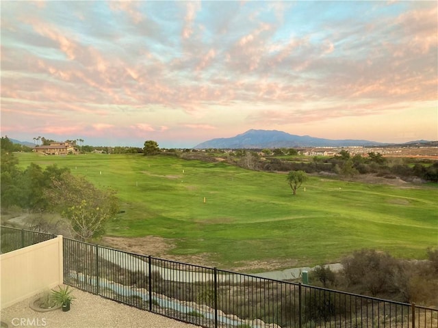 11534 Alana Ln, Beaumont, CA 92223 - view of community with fence, golf course view, and a mountain view