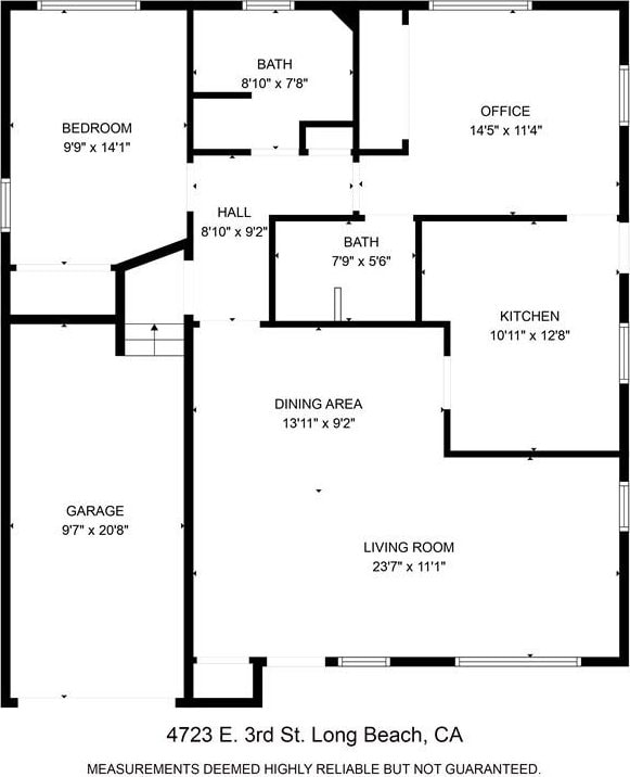 4723 E 3rd St, Long Beach, CA 90814 - plan