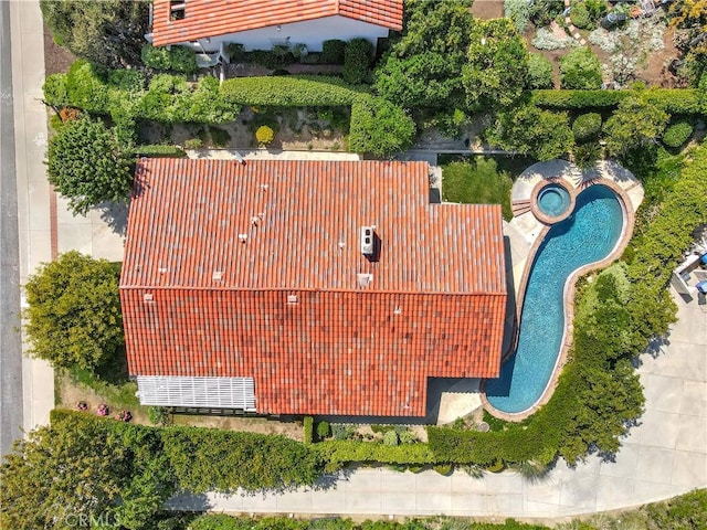 drone / aerial view
