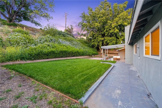 4421 Hempstead St, Simi Valley, CA 93063 - view of grassy yard featuring a patio area