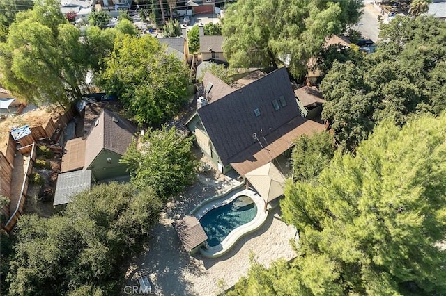 30052 Hunstock St, Castaic, CA 91384 - aerial view of property's location with a pool