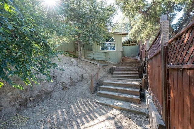 30052 Hunstock St, Castaic, CA 91384 - back of house with stairs