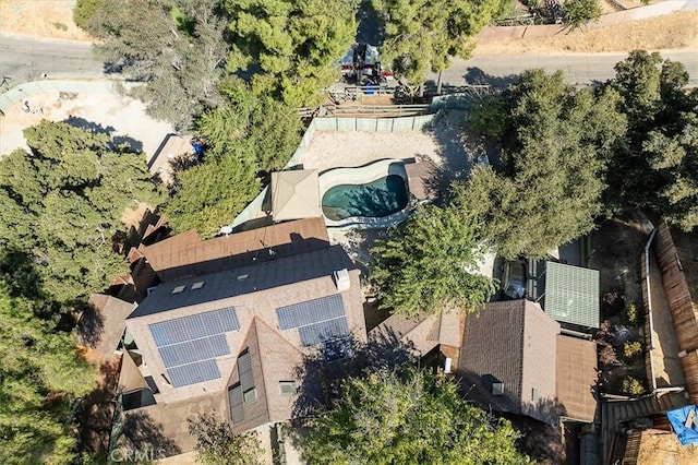 30052 Hunstock St, Castaic, CA 91384 - aerial view of a pool