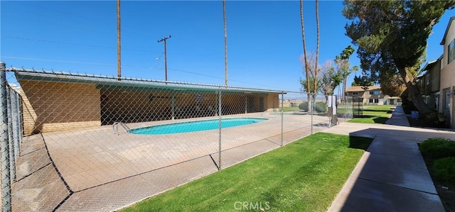 1030 N Lovekin # 27, Blythe, CA 92225 - pool with a patio area and fence