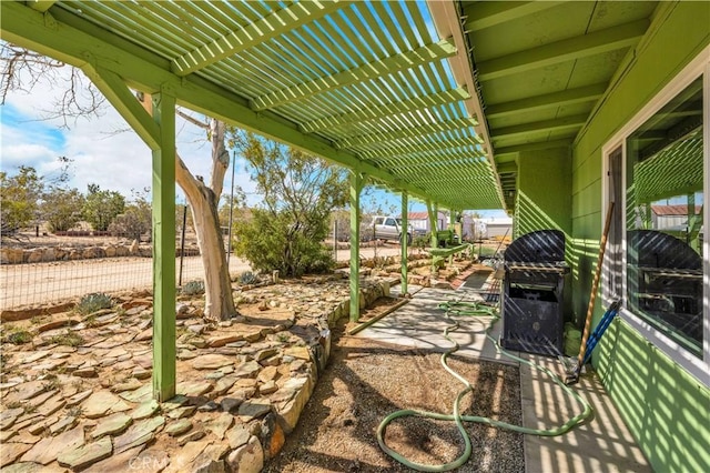 view of patio