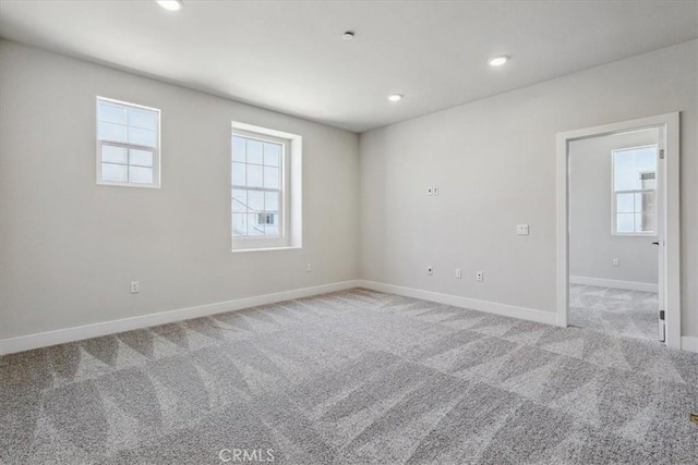 16669 Dara Ave, Chino, CA 91708 - carpeted empty room with healthy amount of natural light and recessed lighting