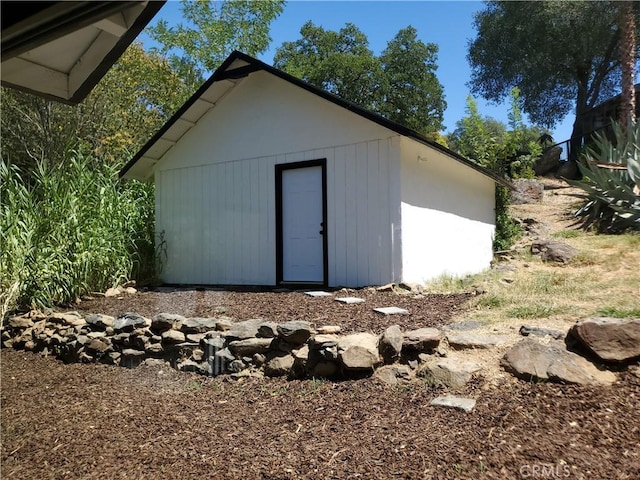 view of outbuilding with an outdoor structure