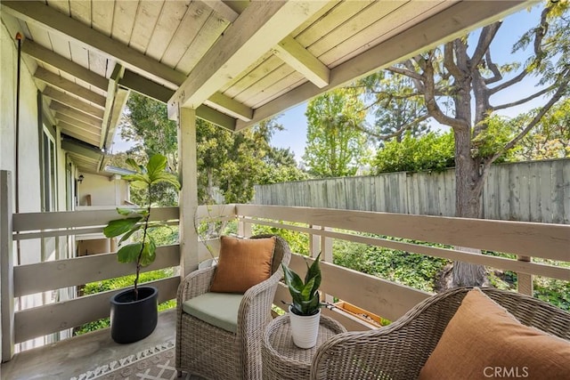 23732 Hillhurst Dr Unit 32, Laguna Niguel, CA 92677 - sunroom / solarium featuring beamed ceiling
