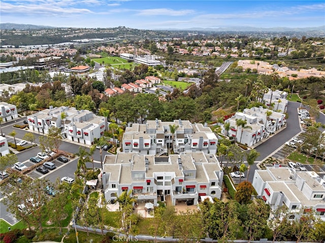 bird's eye view featuring a residential view