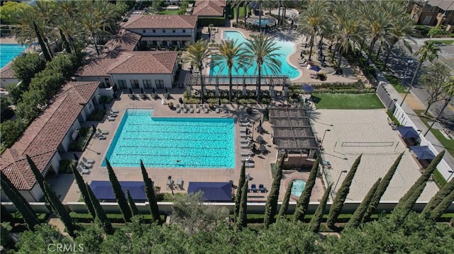 bird's eye view