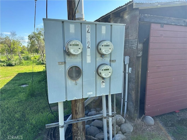 23271 Olive Ave, Gerber, CA 96035 - exterior details with electric meter and mail area