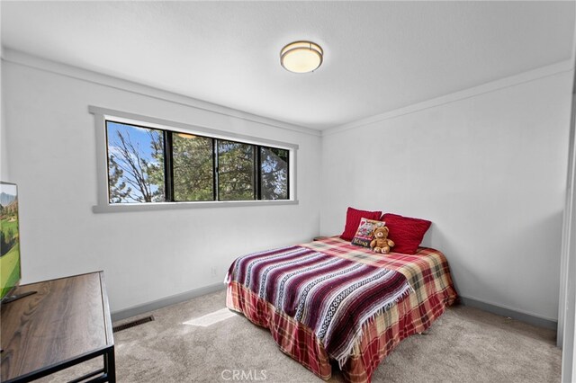 26429 Apache Trl, Rimforest, CA 92378 - carpeted bedroom featuring baseboards and ornamental molding