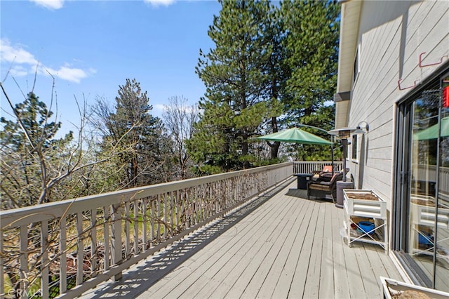 view of deck