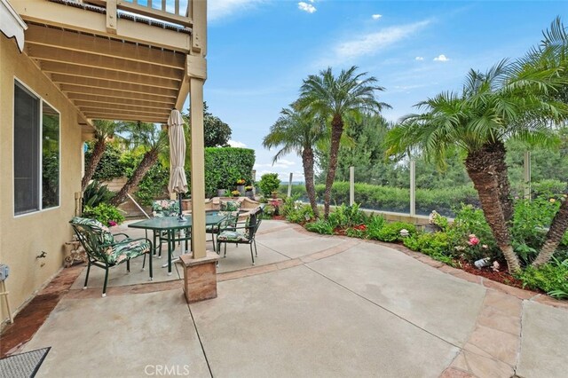 view of patio / terrace with outdoor dining space