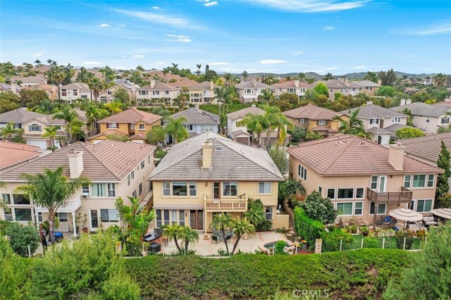 birds eye view of property featuring a residential view