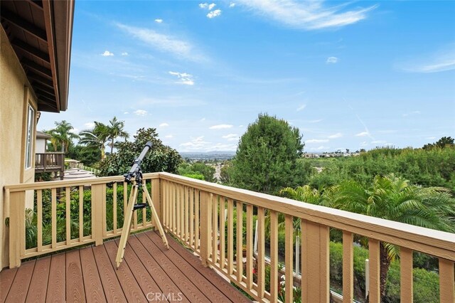 view of deck