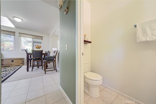 32851 Naples Ct, Temecula, CA 92592 - bathroom featuring tile patterned floors, toilet, and baseboards