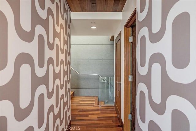 bathroom with wood finished floors