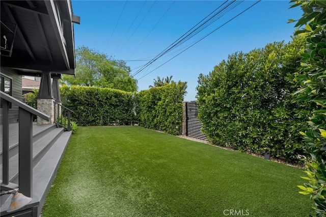 1012 10th St, Manhattan Beach, CA 90266 - view of yard featuring a fenced backyard