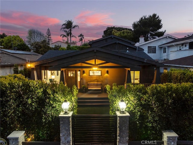 1012 10th St, Manhattan Beach, CA 90266 - view of front of property with a porch