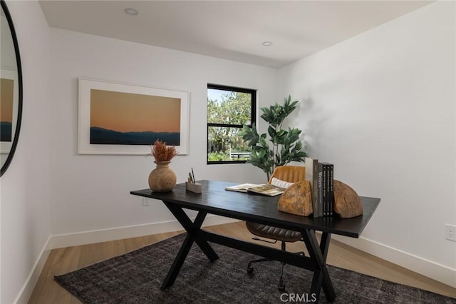 459 E 18th St, Costa Mesa, CA 92627 - office space with wood finished floors and recessed lighting