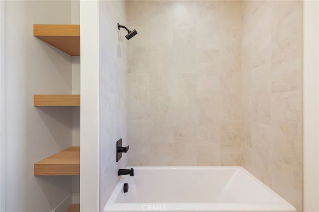 bathroom featuring tub / shower combination