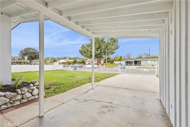 1758 Bainbridge St, Pomona, CA 91766 - view of patio featuring fence