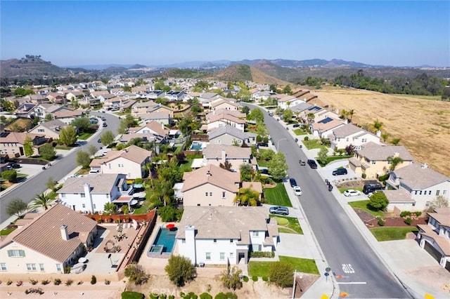 30461 Savoie St, Murrieta, CA 92563 - drone / aerial view featuring a residential view and a mountain view