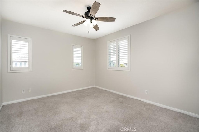 30461 Savoie St, Murrieta, CA 92563 - carpeted empty room featuring baseboards and a ceiling fan