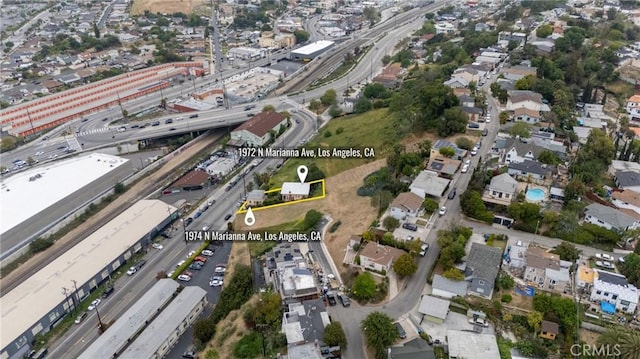 birds eye view of property featuring a residential view