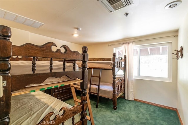 41505 Alder Dr, Forest Falls, CA 92339 - carpeted bedroom featuring baseboards and visible vents
