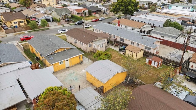 drone / aerial view featuring a residential view
