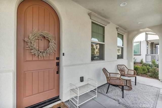 16452 Globetrotter Ave, Chino, CA 91708 - entrance to property with stucco siding