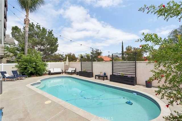 39896 Osprey Rd, Murrieta, CA 92562 - view of swimming pool with a fenced backyard and a patio