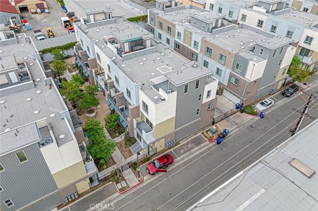 bird's eye view featuring a residential view