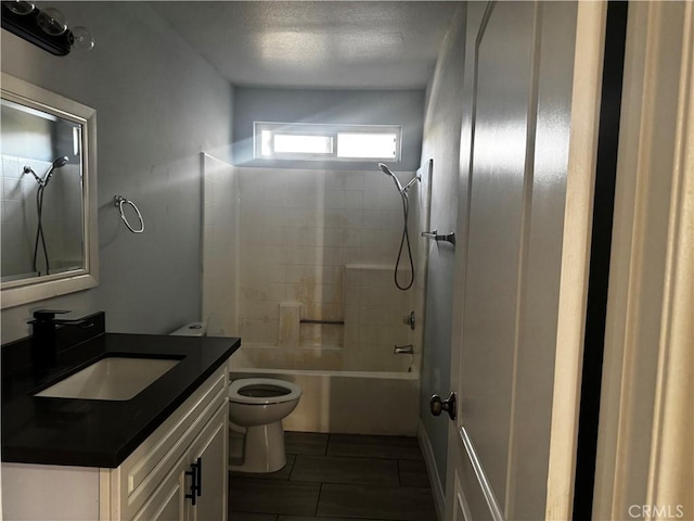 1912 W Quartermaster St, Colton, CA 92324 - full bathroom featuring vanity, bathtub / shower combination, and a textured ceiling