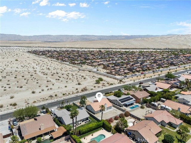 67305 Verona Rd, Cathedral City, CA 92234 - aerial view of residential area with mountains