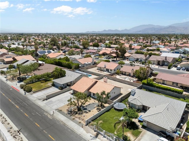 67305 Verona Rd, Cathedral City, CA 92234 - aerial view of residential area featuring a mountain backdrop